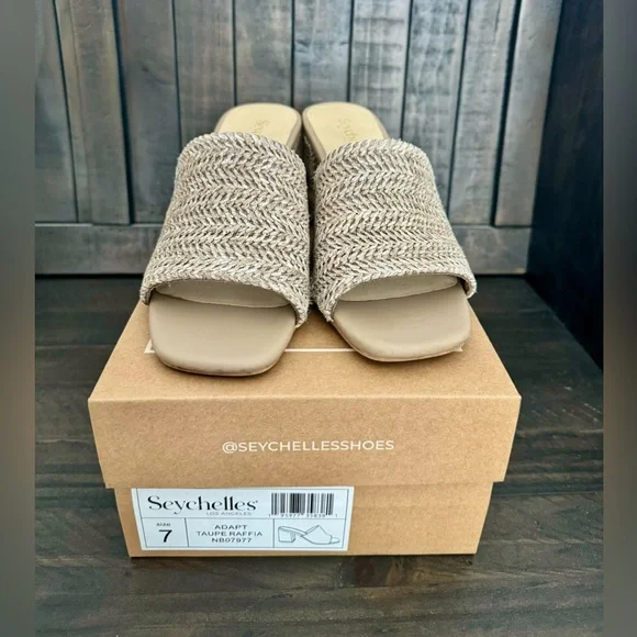 Seychelles Tapia Raffia Sandal Sz 7 - Picture 6 of 8